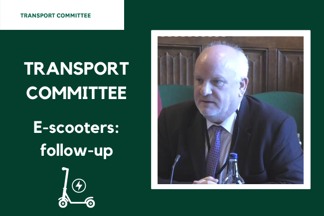 e-scooter transport committee Brian Matthews